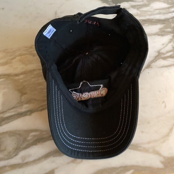 Chicago Embroidered Star Black Adjustable Baseball Cap Novelty - Picture 5 of 7